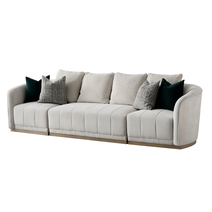 Sebastian Beige Armless Loveseat