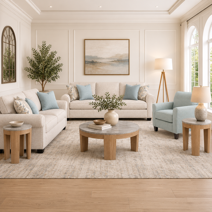 Monumental Sofa Set with Free Guystone Table (Set of 3)