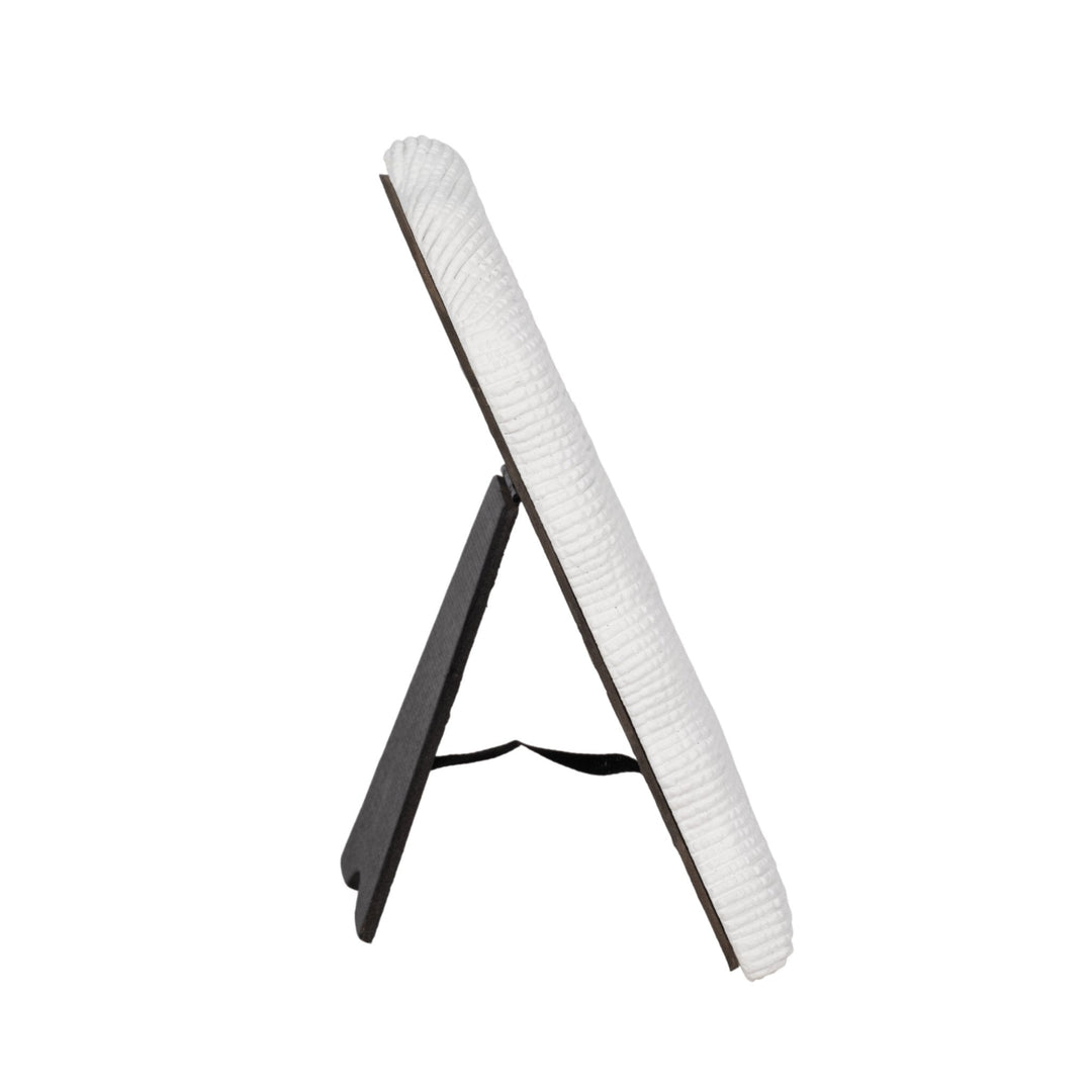 4x6 Wavy Arch Photo Frame, White
