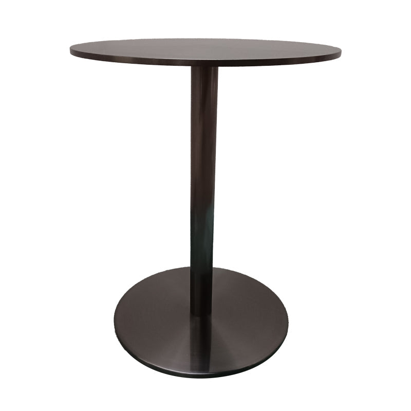 Ocean Storm Matte Gold Side Table