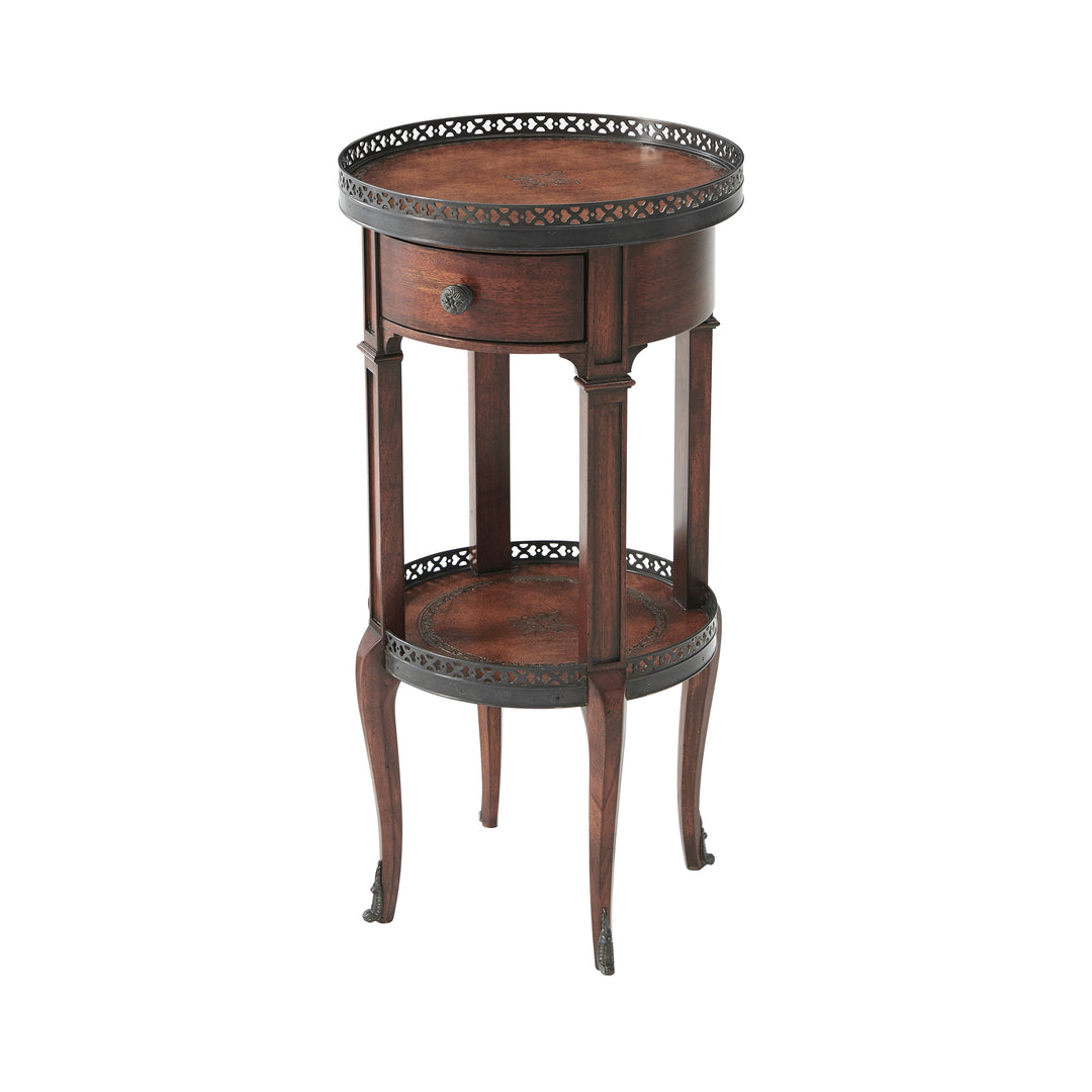 TA Originals - Walnut Circle Accent Table