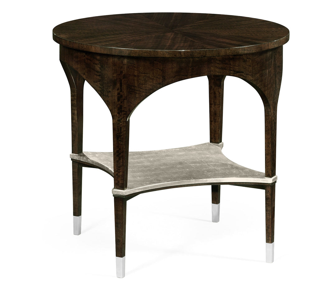 JC Modern - Belgravia Collection - Round Black Eucalyptus Side Table