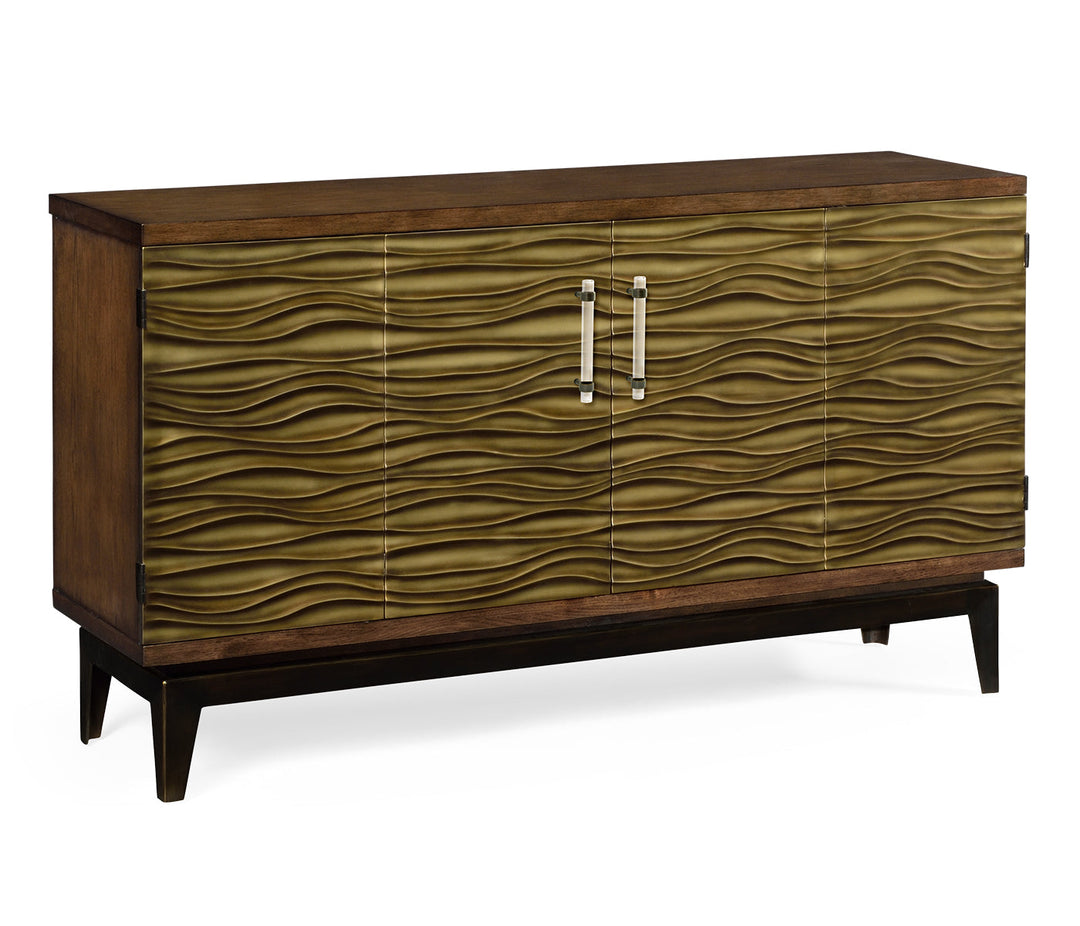 JC Modern - Eclectic Collection - Textured Chestnut Storage Cabinet