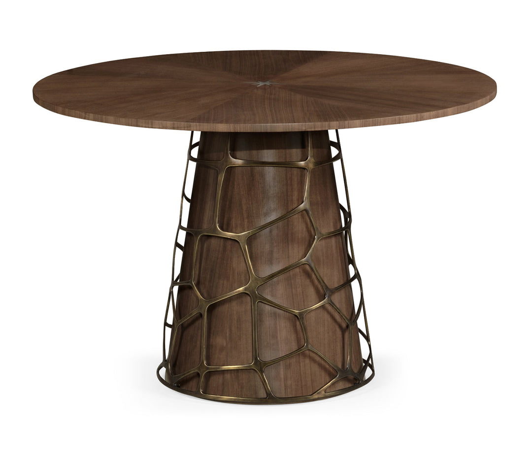 JC Modern - Langkawi Collection - 48" Circular Natural Walnut Dining Table