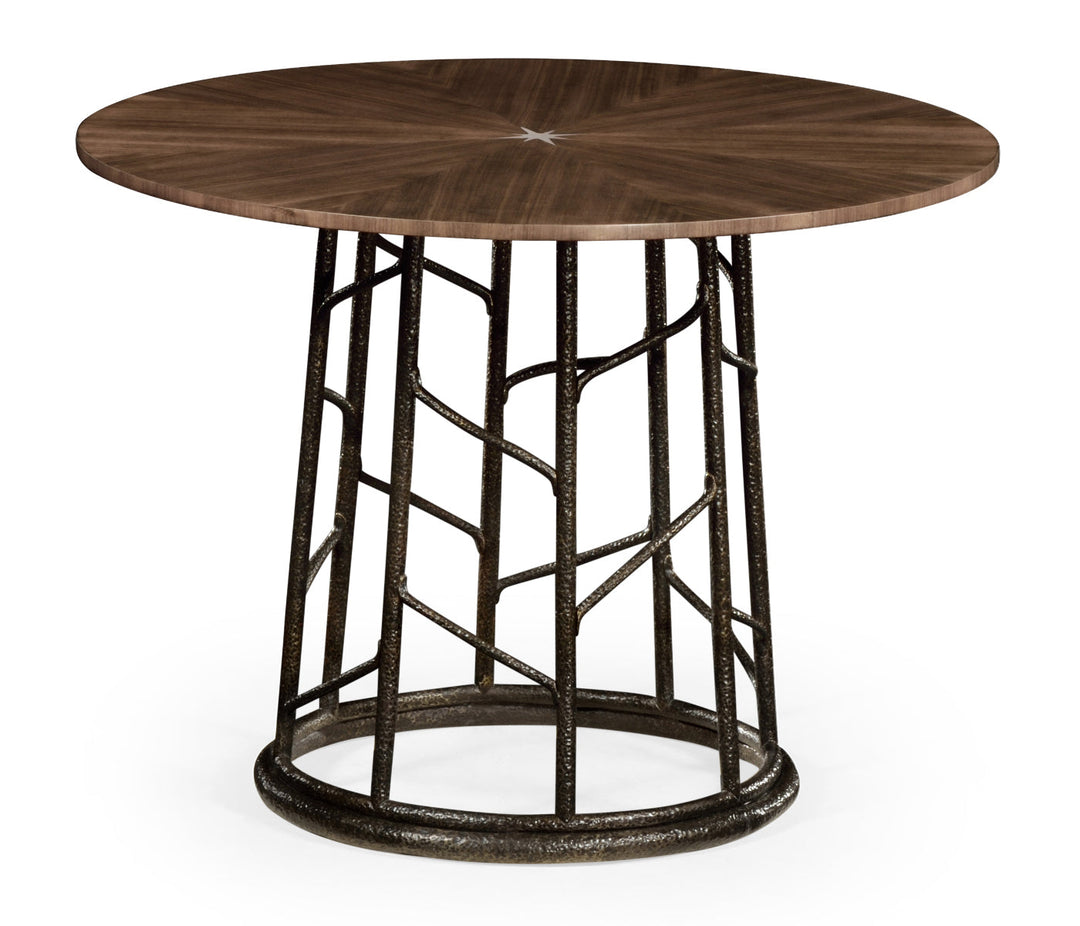 JC Modern - Langkawi Collection - Circular Natural Walnut Continental Table