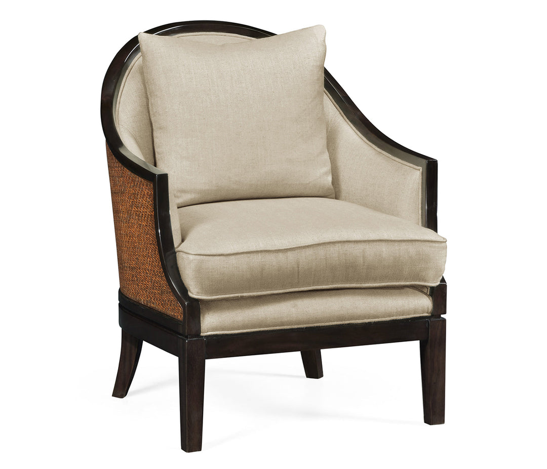 JC Modern - Langkawi Collection - Rouded Langkawi Rattan Back Dining Chair