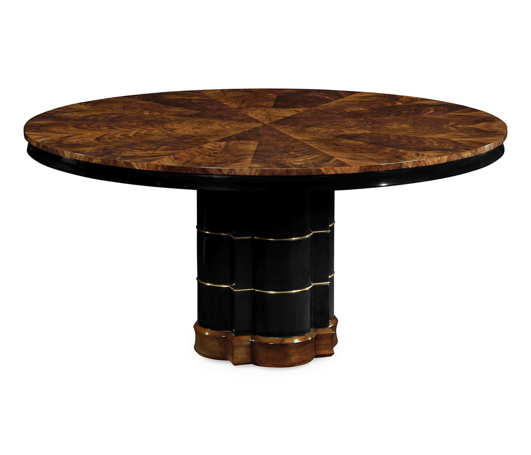 JC Modern - Twist Collection - 62" Tropical Walnut Dining Table