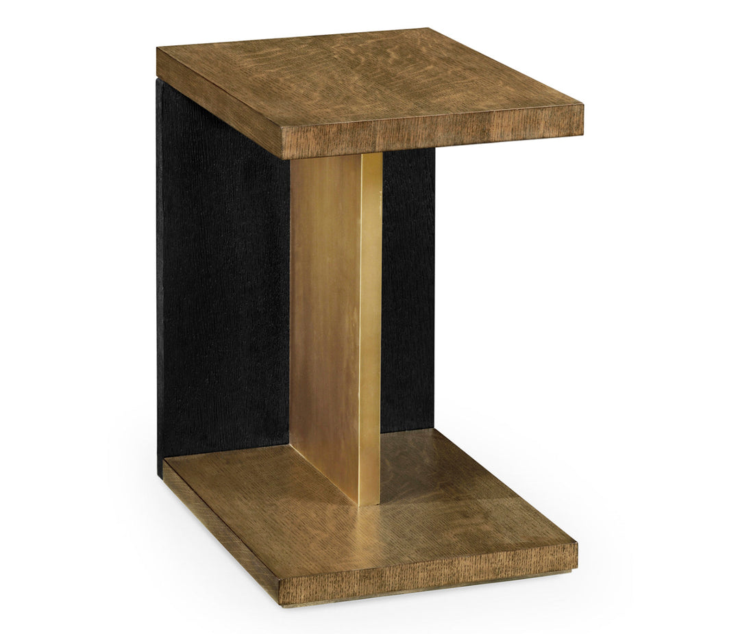 JC Modern - Langkawi Collection - Rectangular Cut-Out Oak End Table