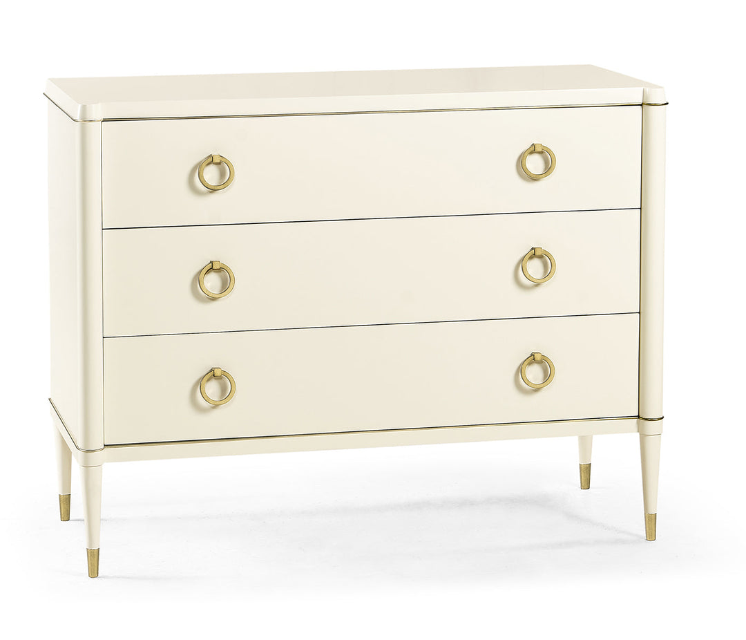 JC Modern - Eclectic Collection - Large Ivory Chest of Drawers