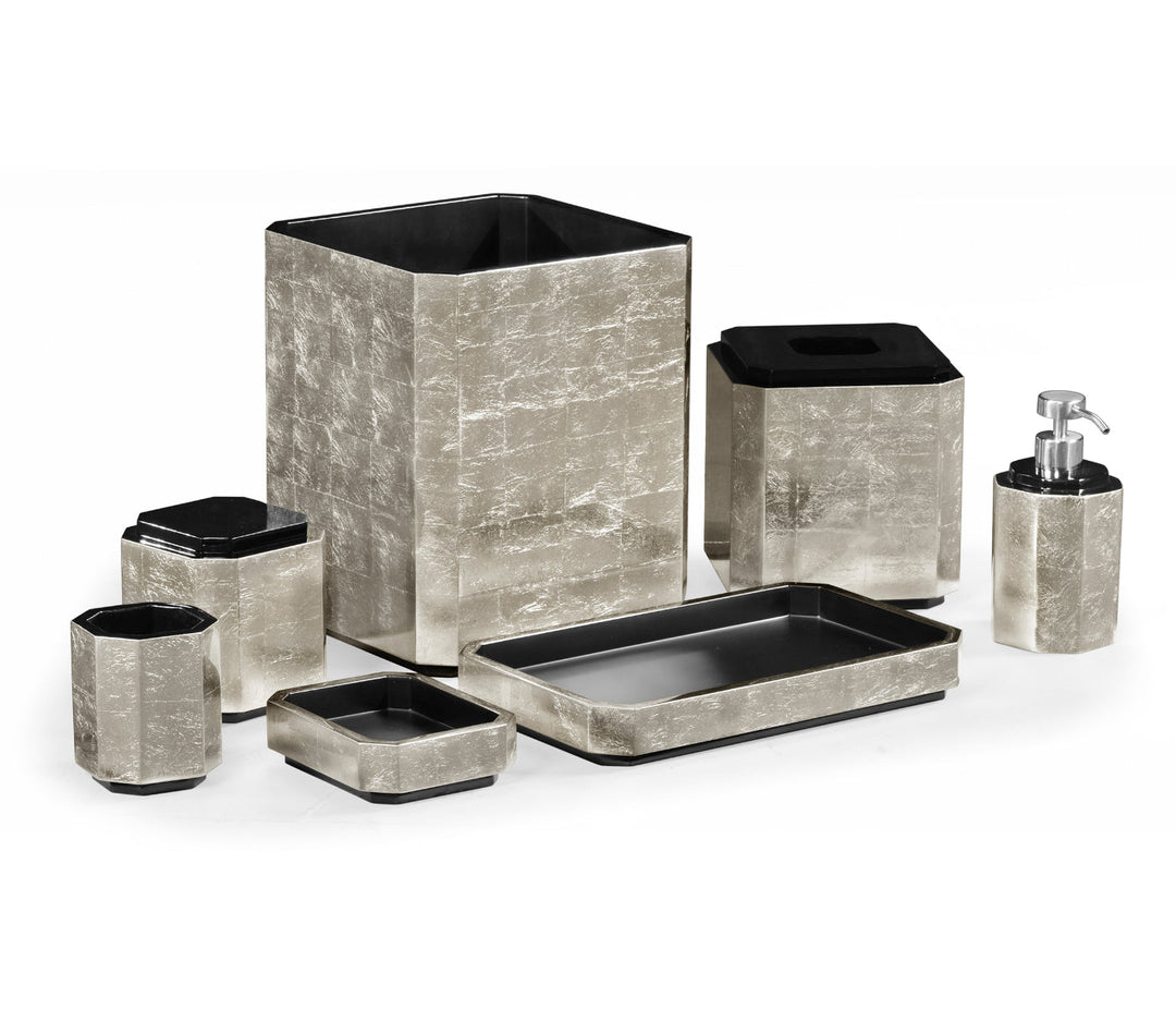 JC Modern - Eclectic Collection - Foil Espresso Bathroom Accessory Set