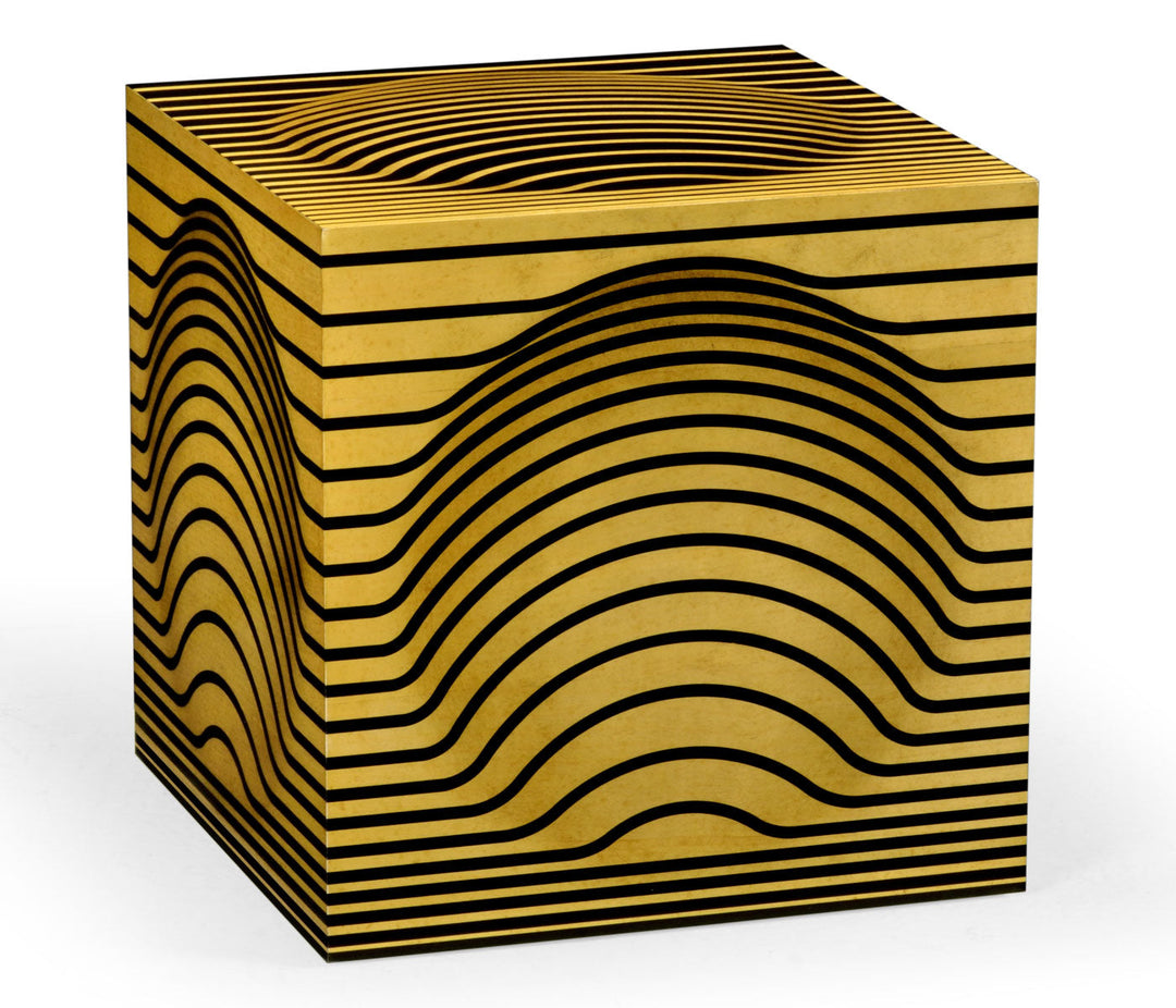 JC Modern - Op Art Collection - Op Art Bright Satinwood Cube