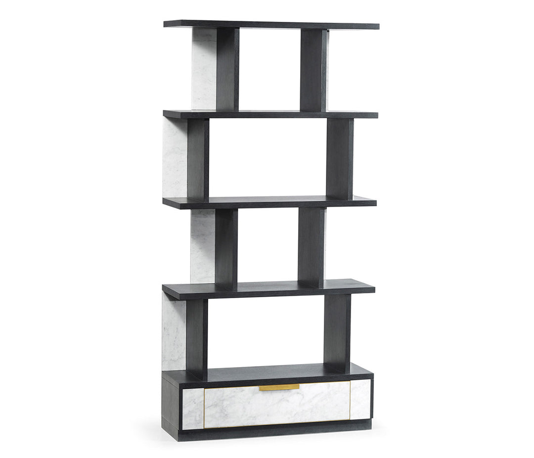 JC Modern - Fusion Collection - Fusion Étagère with Bottom Drawer