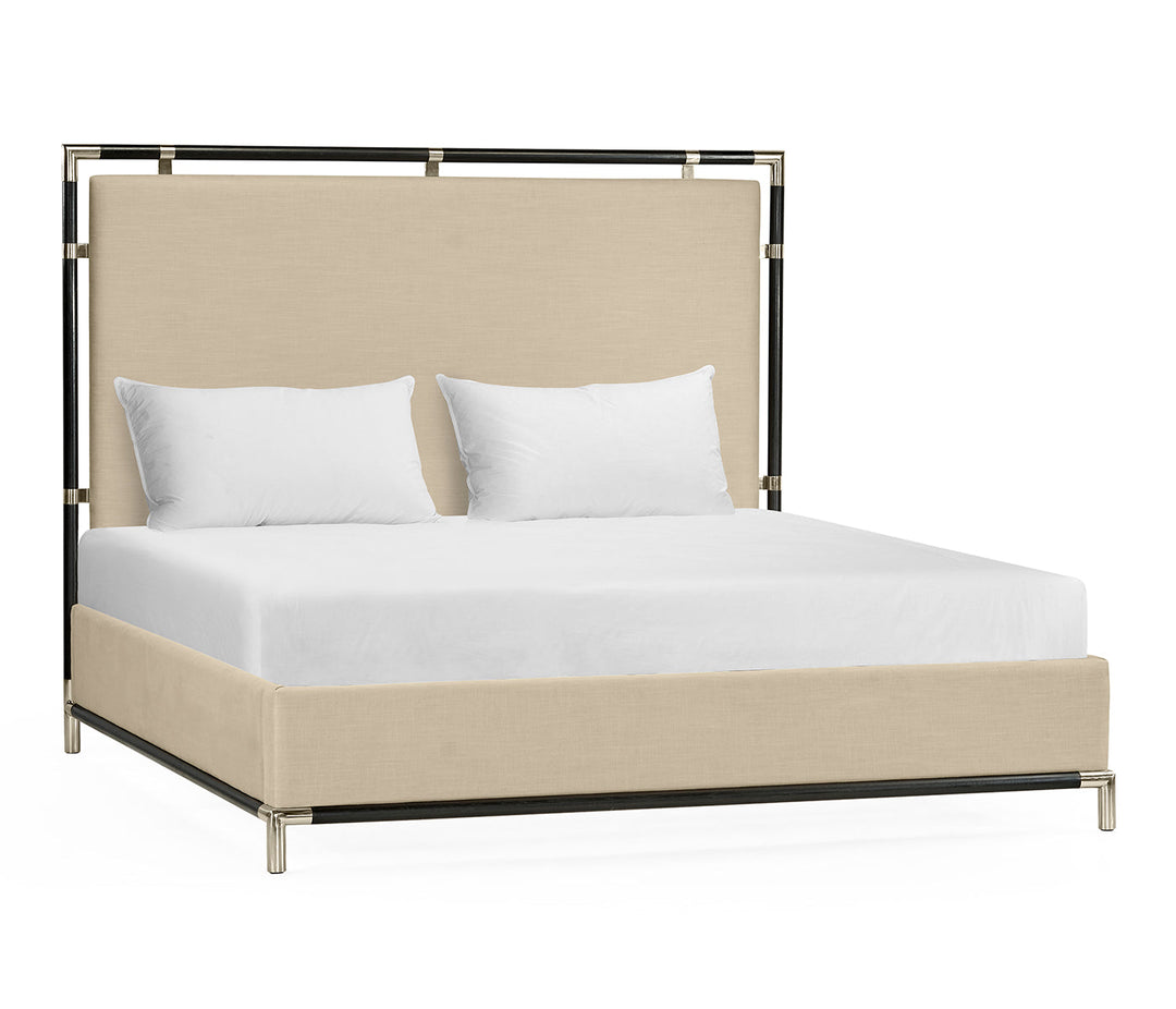 JC Modern - Campaign Collection - Campaign Style Ebonised Oak Cali King Bed