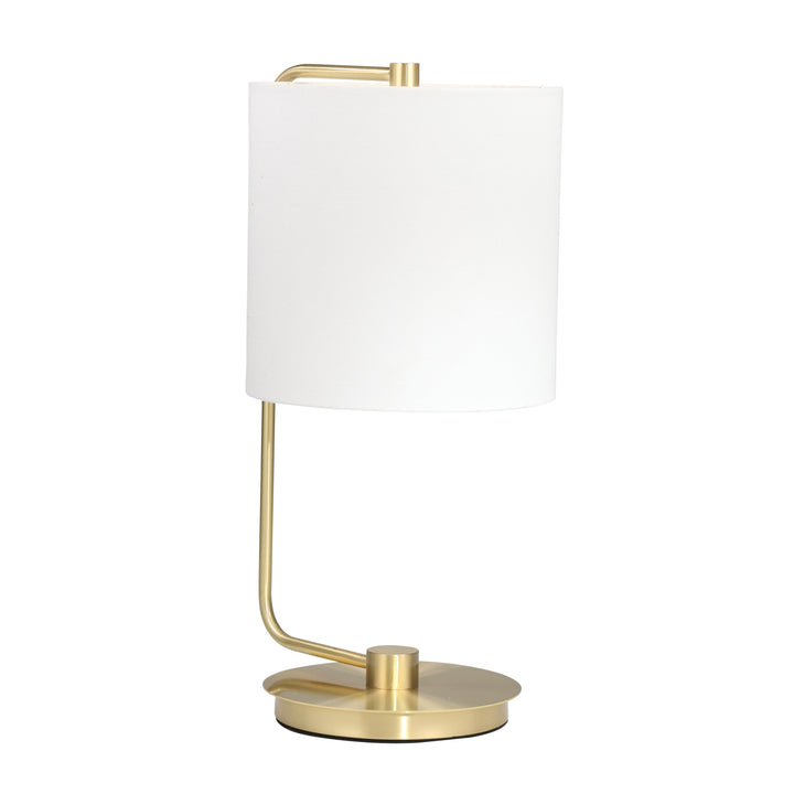 METAL TABLE LAMP 21", GOLD