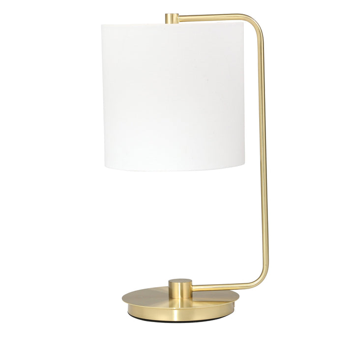 METAL TABLE LAMP 21", GOLD