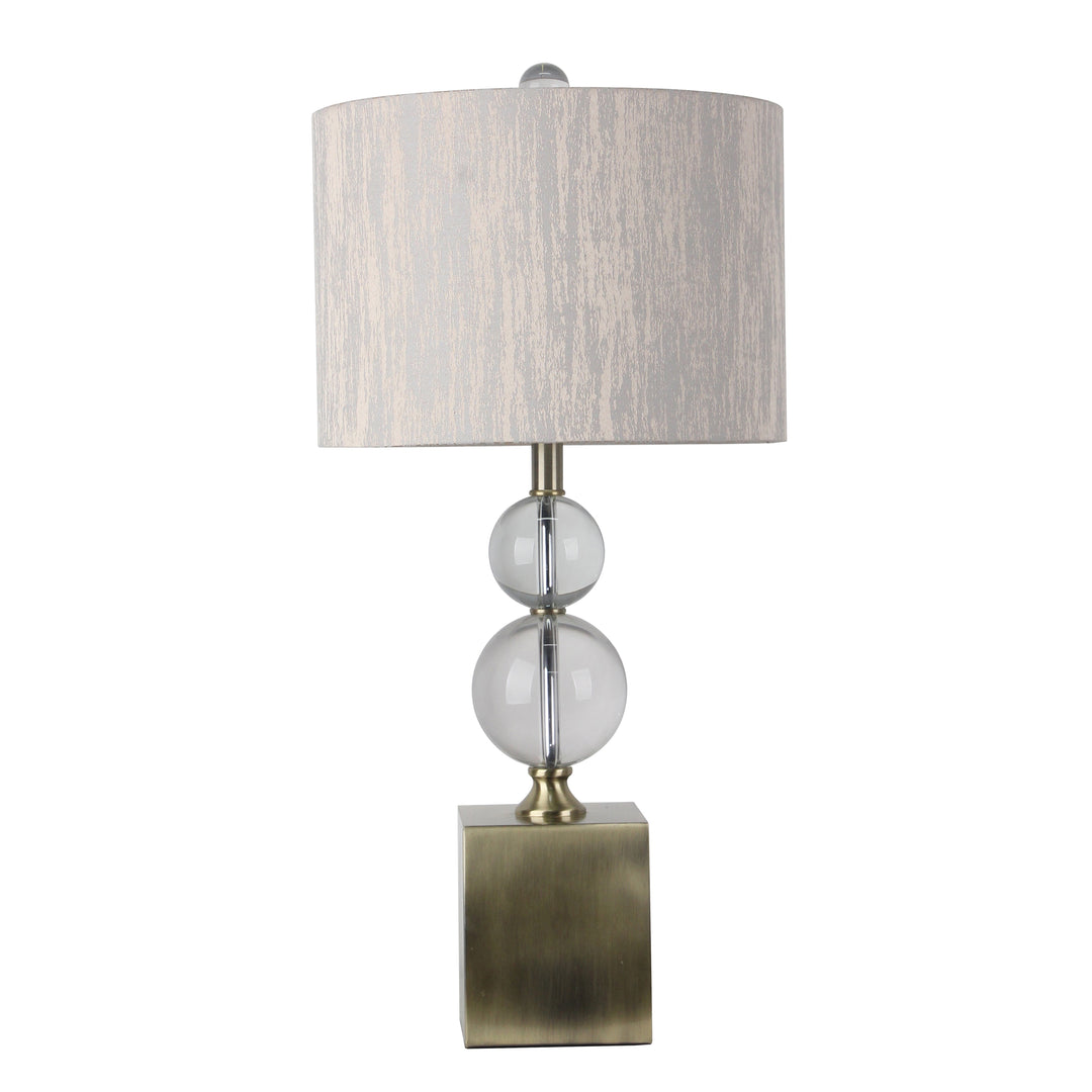 32"H  CRYSTAL TABLE LAMP