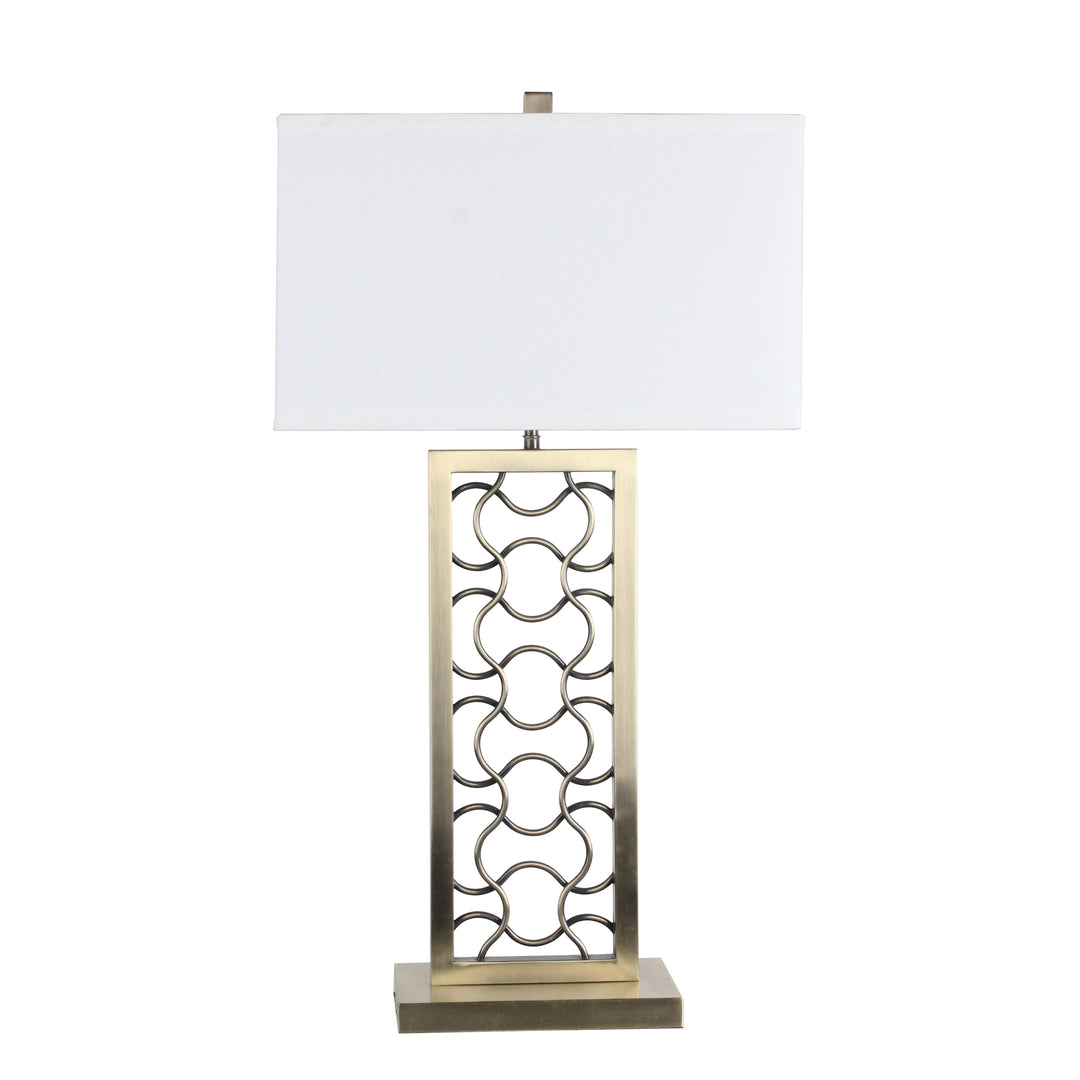 28"H METAL TABLE LAMP