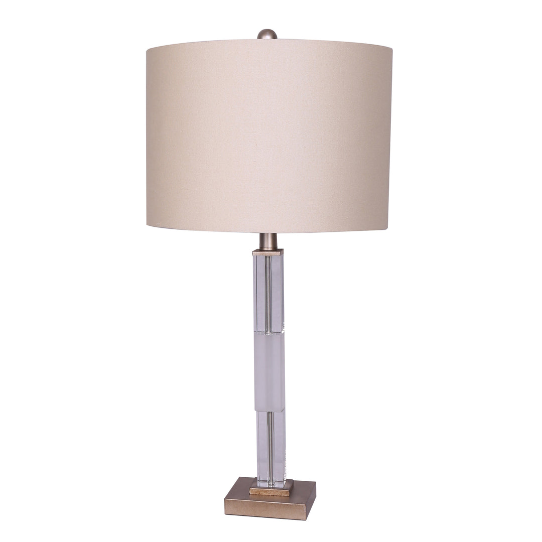 CRYSTAL 28" TABLE LAMP, CLEAR