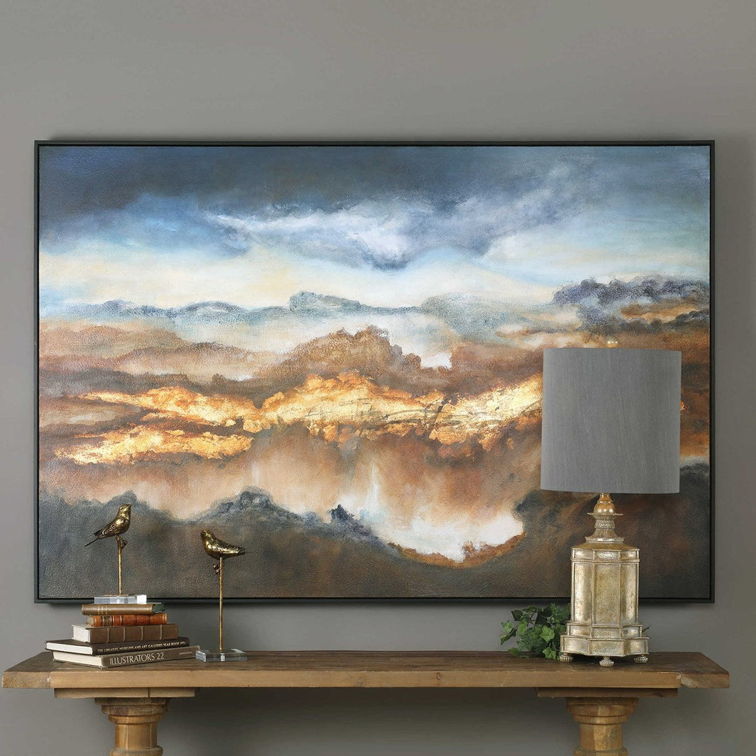 Valley Of Light Hand Painted Canvas