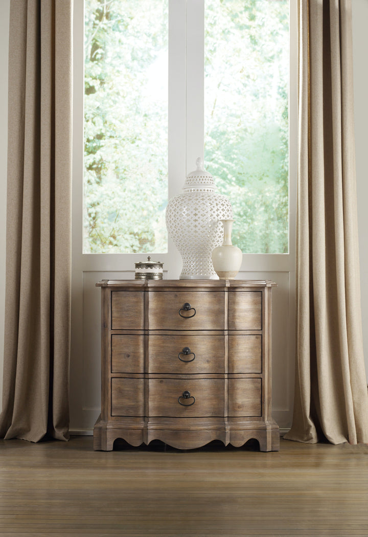 Corsica Three Drawer Nightstand