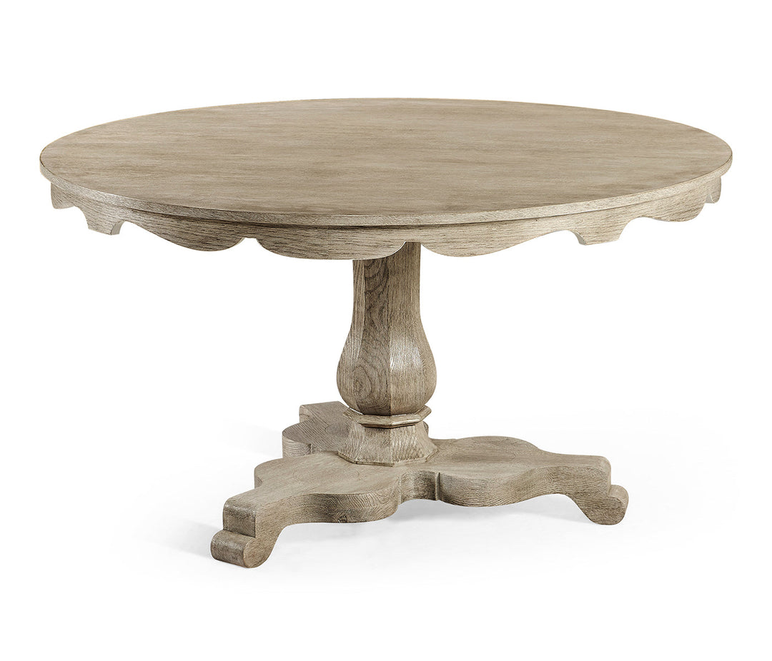 William Yeoward Collected - Country House Chic - Overbury 54" Grey Oak Breakfast Table