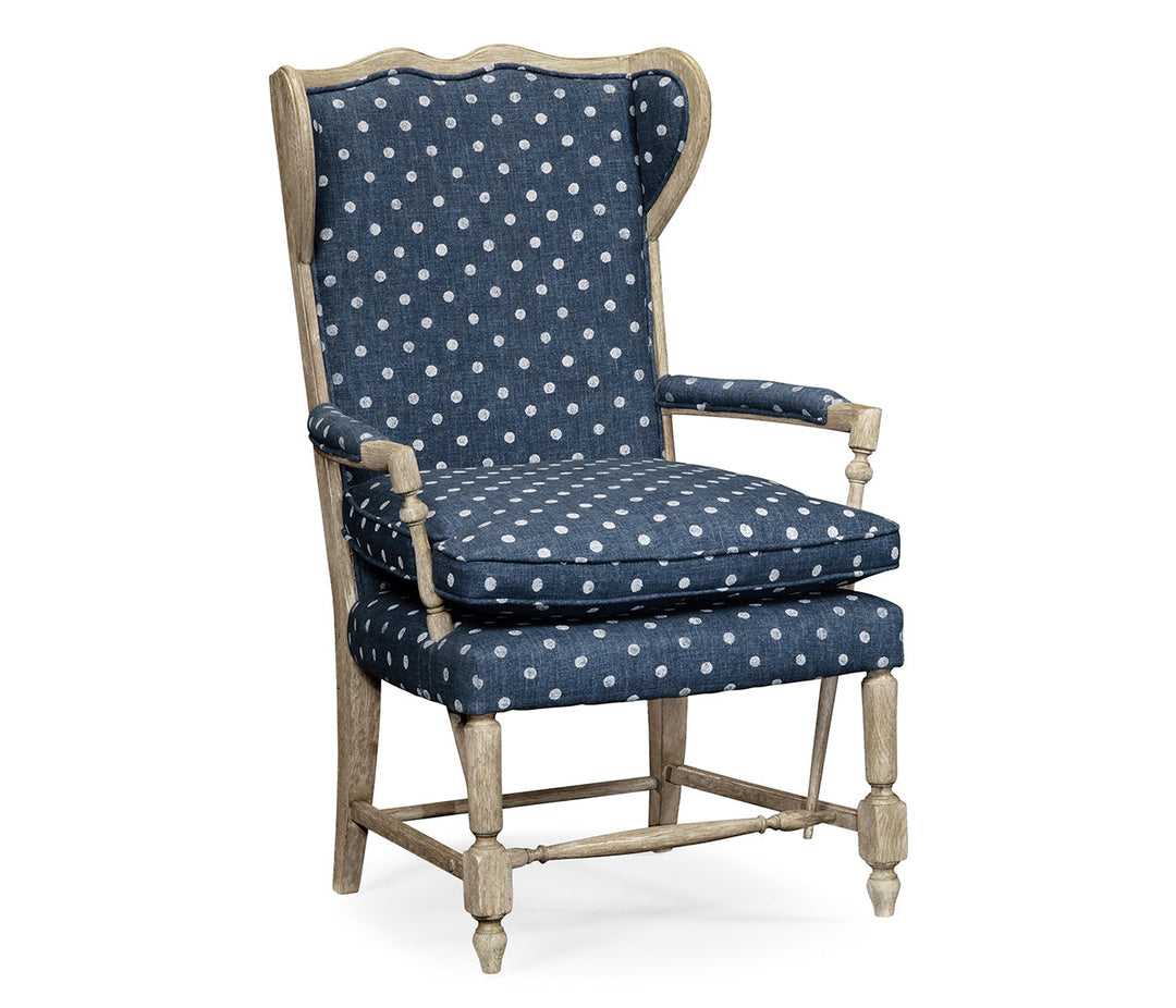 William Yeoward Collected - Country House Chic - Montbard Grey Oak Chair