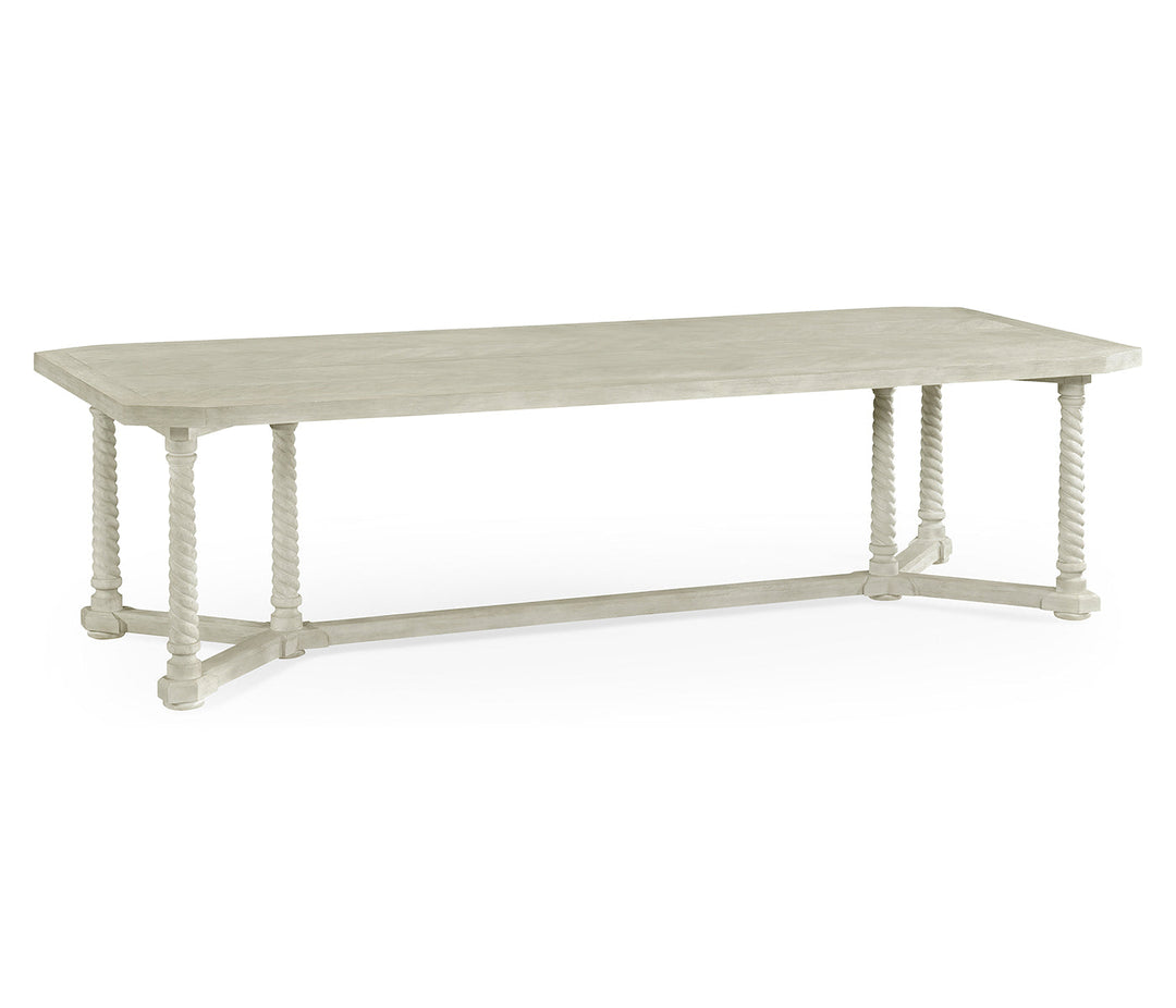 William Yeoward Collected - Country House Chic - 112" Broby Cloudy Oak Dining Table