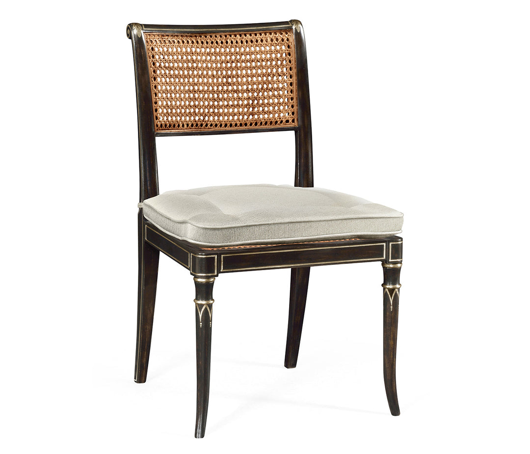 William Yeoward Collected - Uptown Classic - Linden Charcoal Wash Dining Side Chair