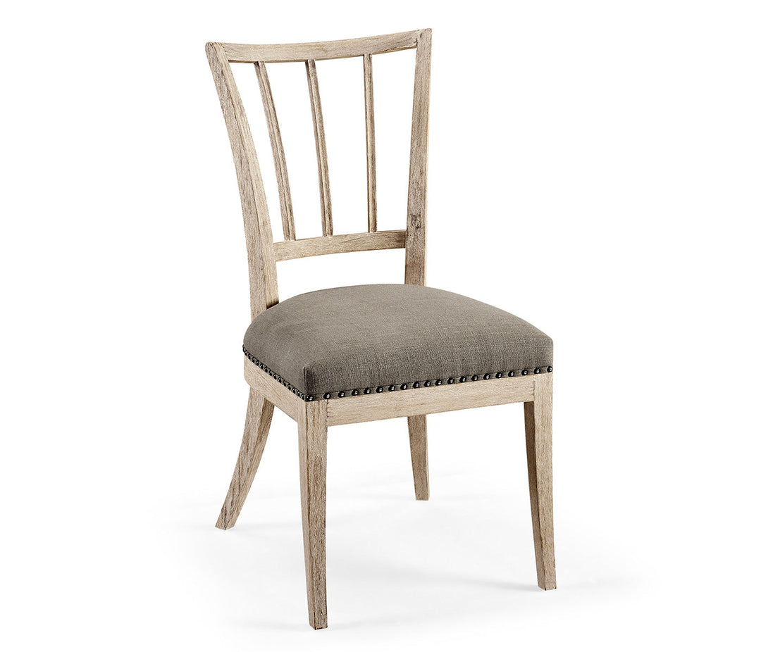 William Yeoward Collected - Country House Chic - Lucillo Washed Acacia Carver Side Chair