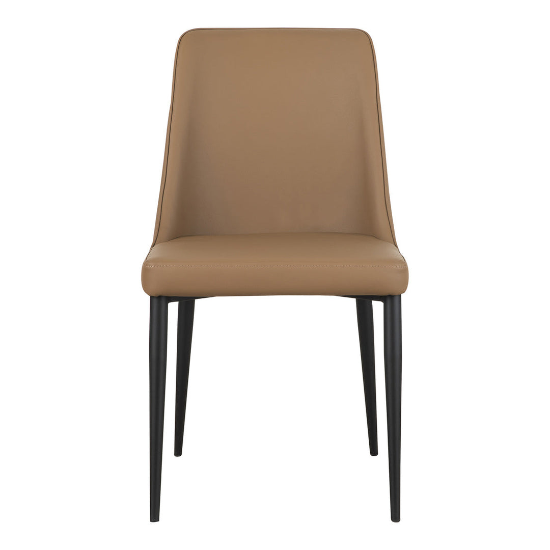 Lula Dining Chair Cool Tan Vegan Leather-M2