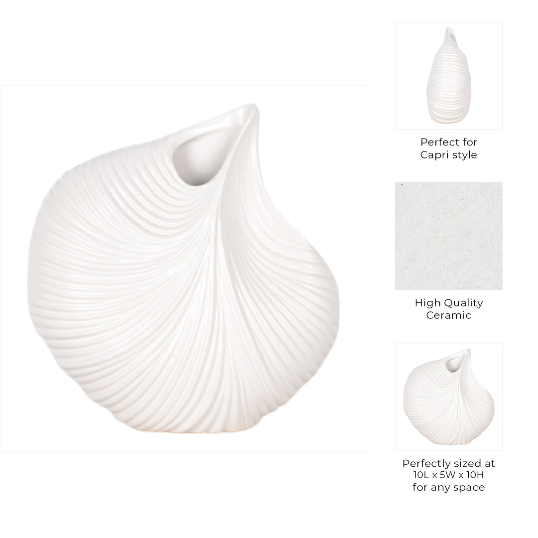 Kony White  Vase