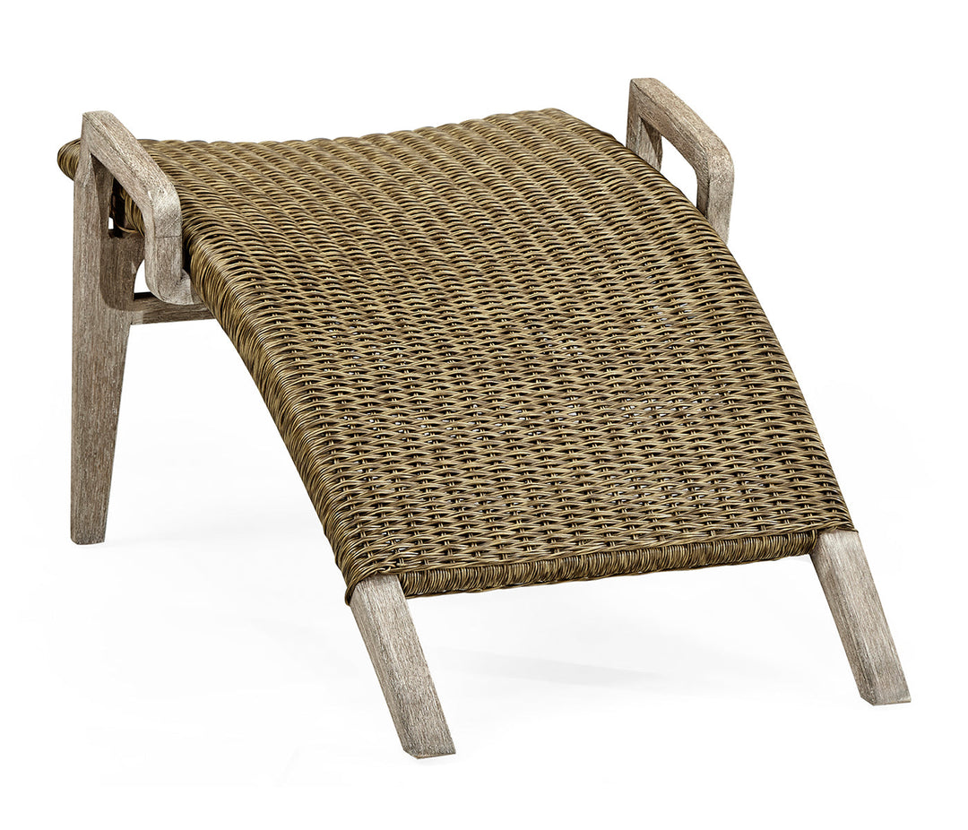 JC Outdoor - Hampton Collection - Foot Rest Only - Connects with Navajo Sand & Rattan Lounge Chair 550008-PNS