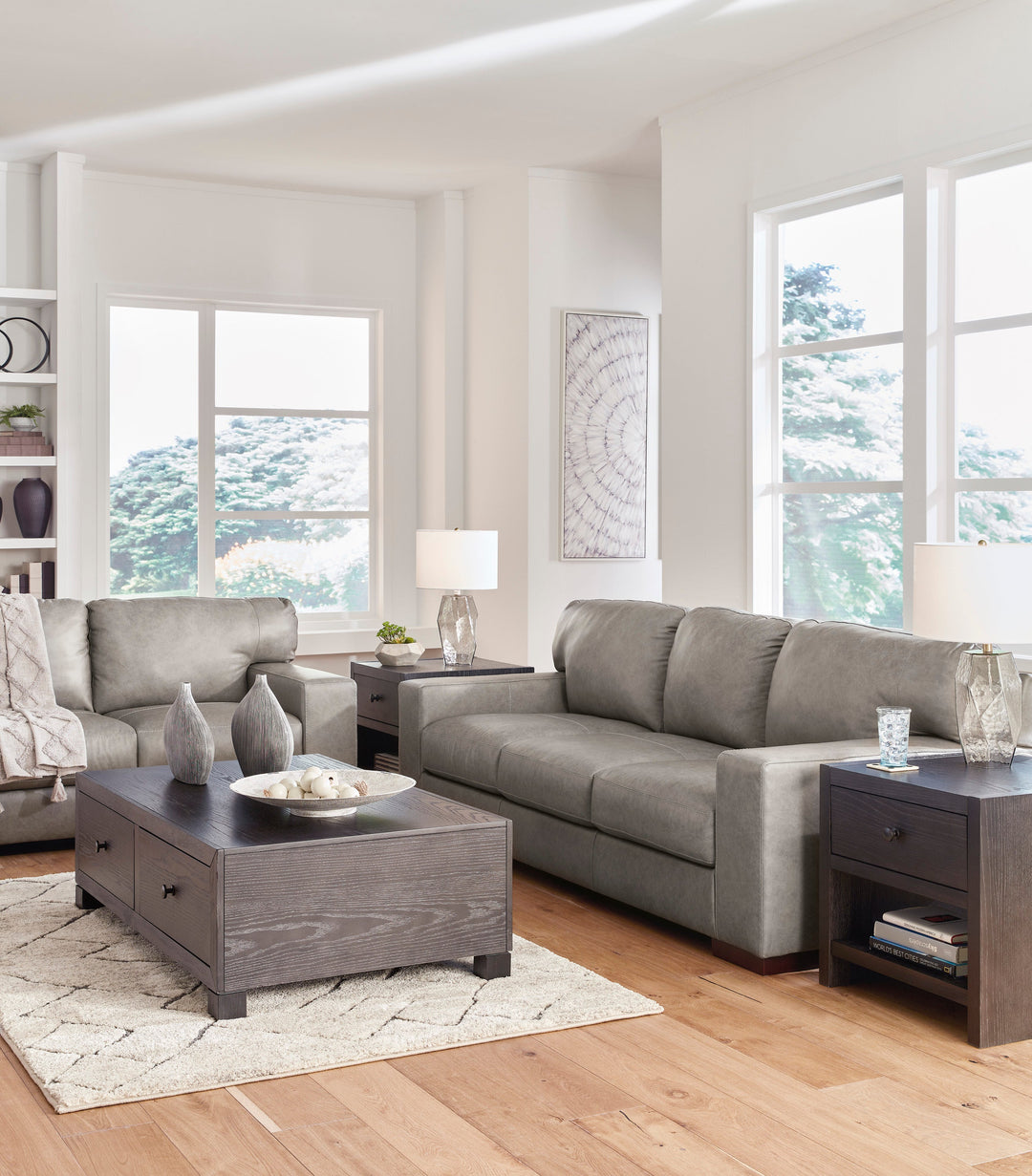 Lombardia Gray Sofa Set