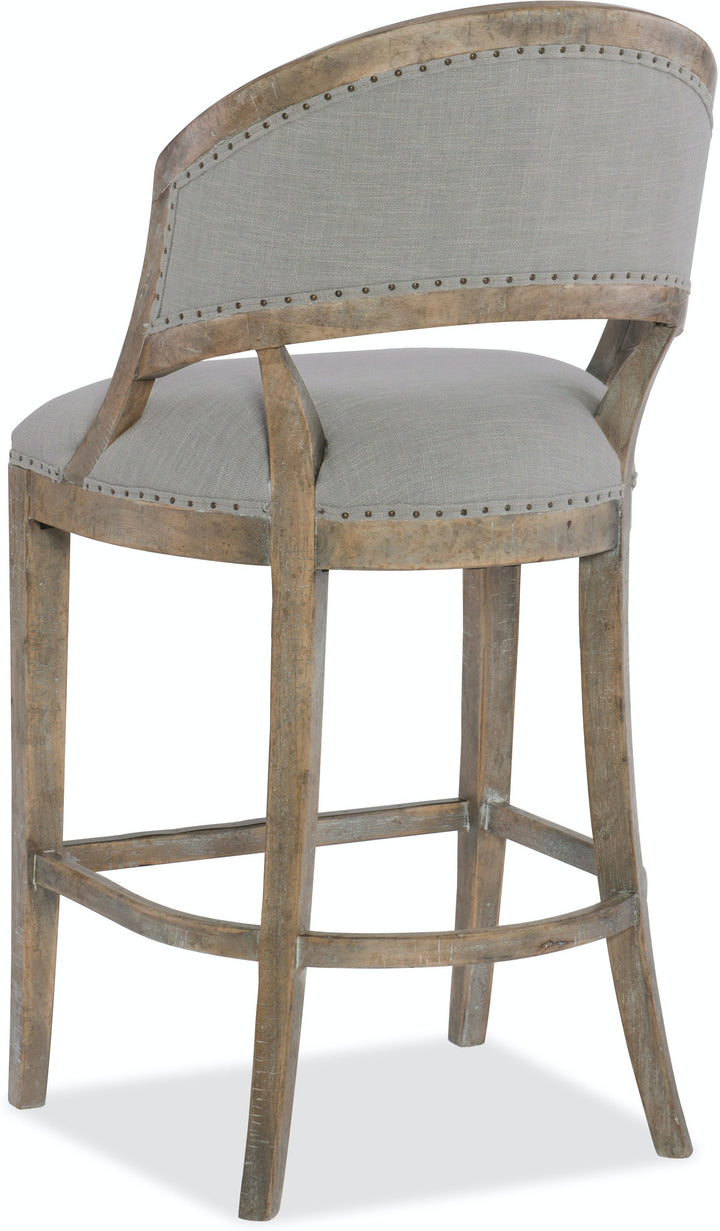 Boheme Garnier Barrel Back Bar Stool