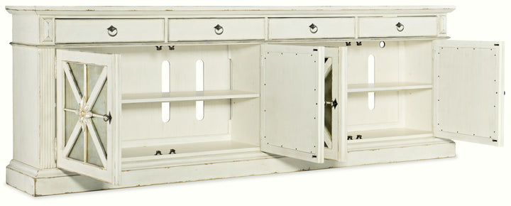 Sanctuary Grand Premier Entertainment Console Blanc