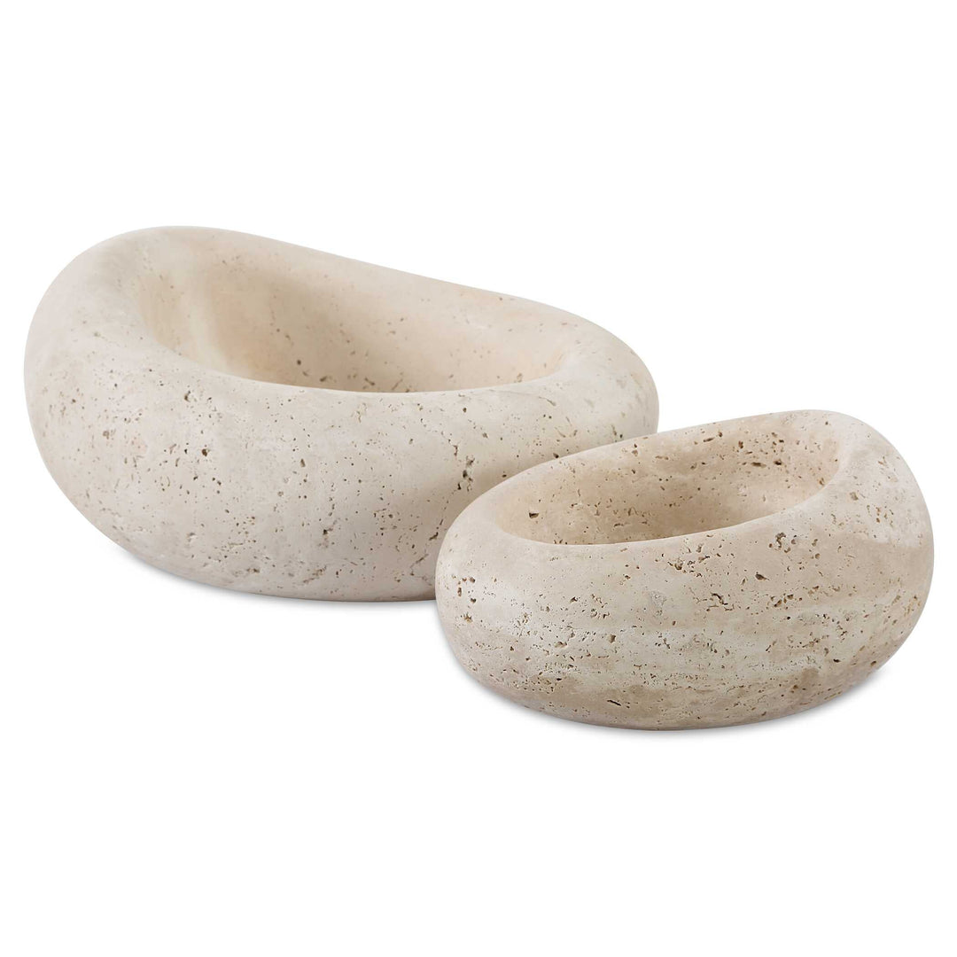 Swaddle Bowls - Travertine, S/2