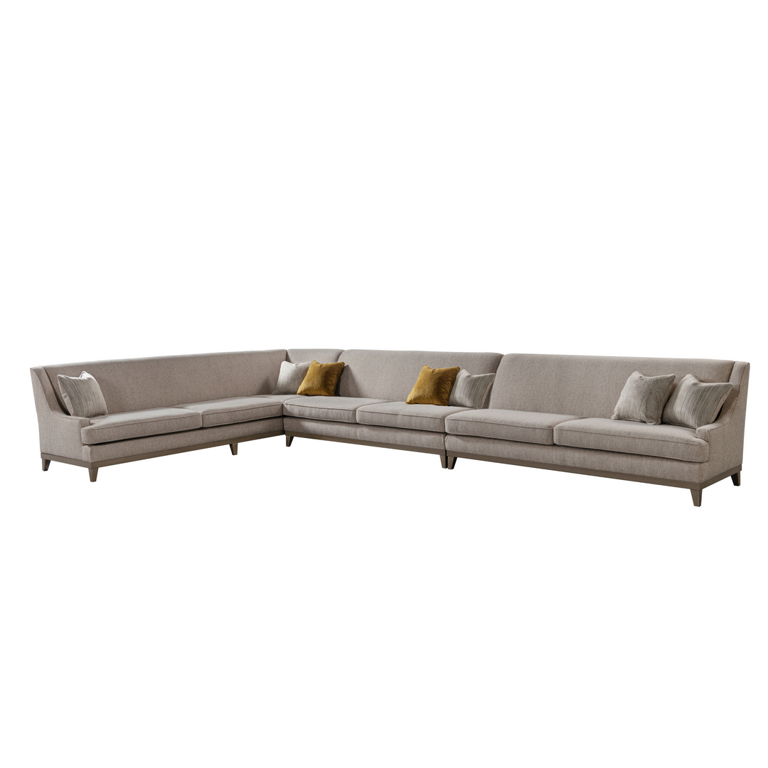 Hardt beige Sectional LAF3+AL+RAF2 + Accent Chair