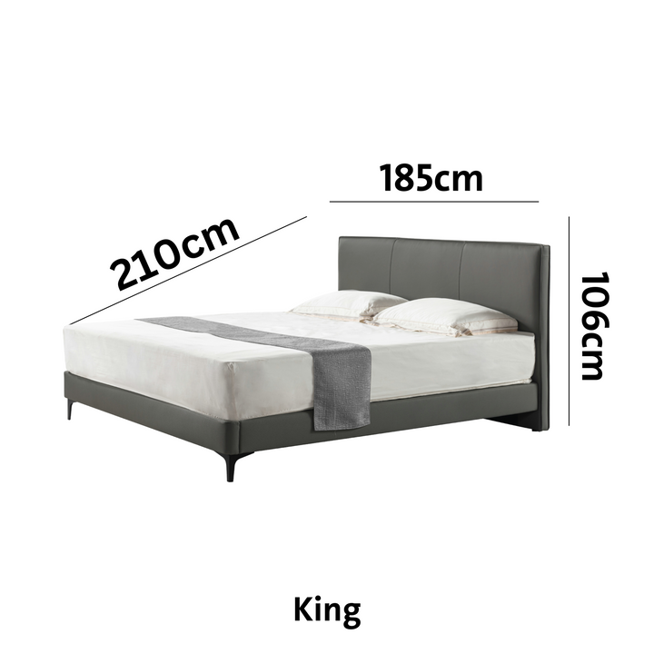 Harbor of Dreams Grey King Bed (King/Queen)