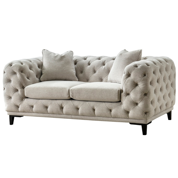 PLAIN TUFT SOFA SET
