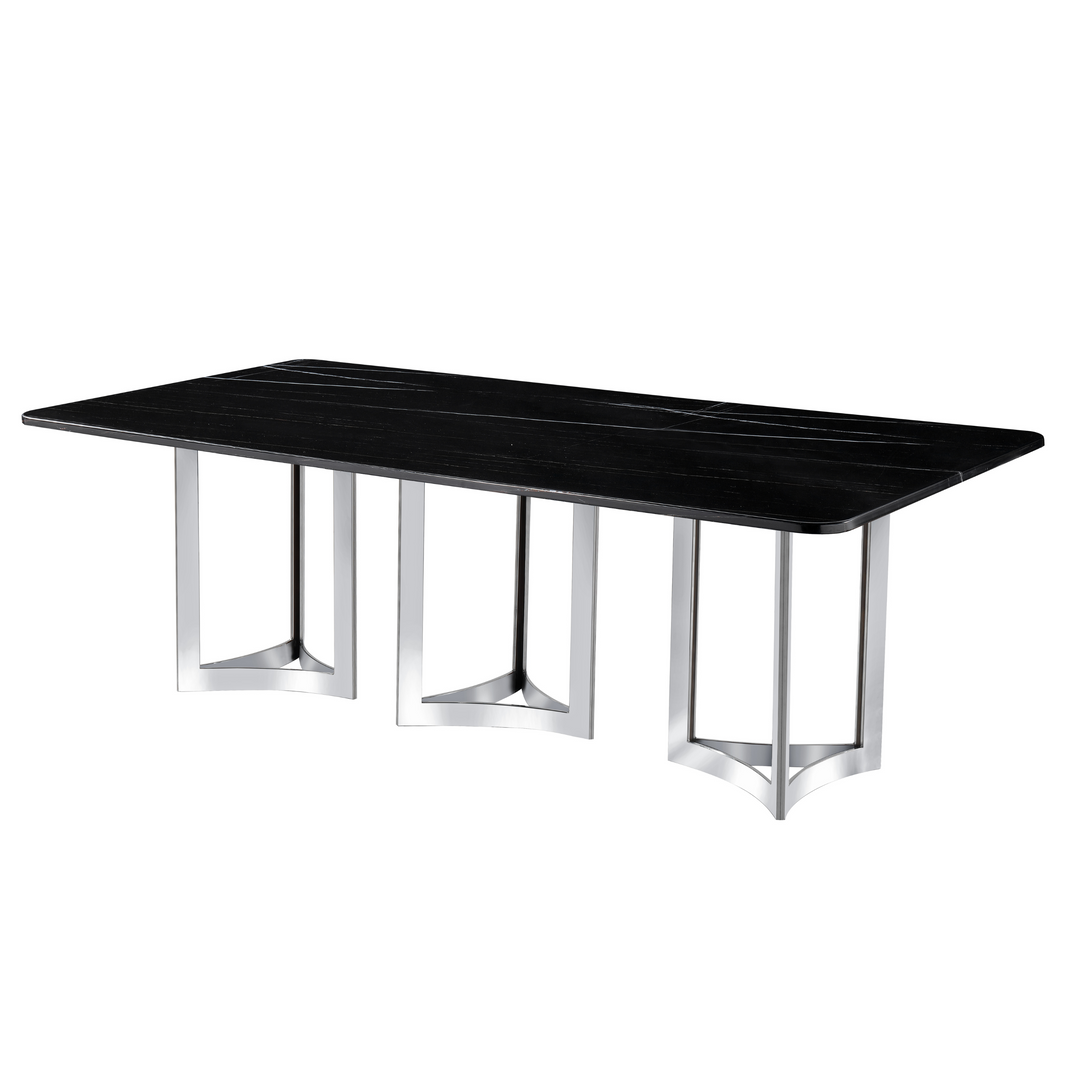 Alexa Marble Top Dining Table