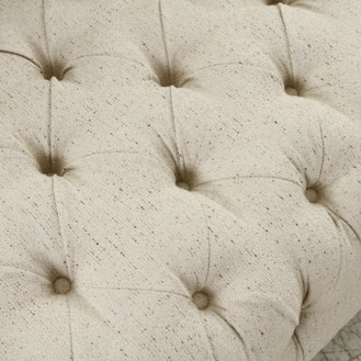 Tufting Beige 3 Seater Sofa