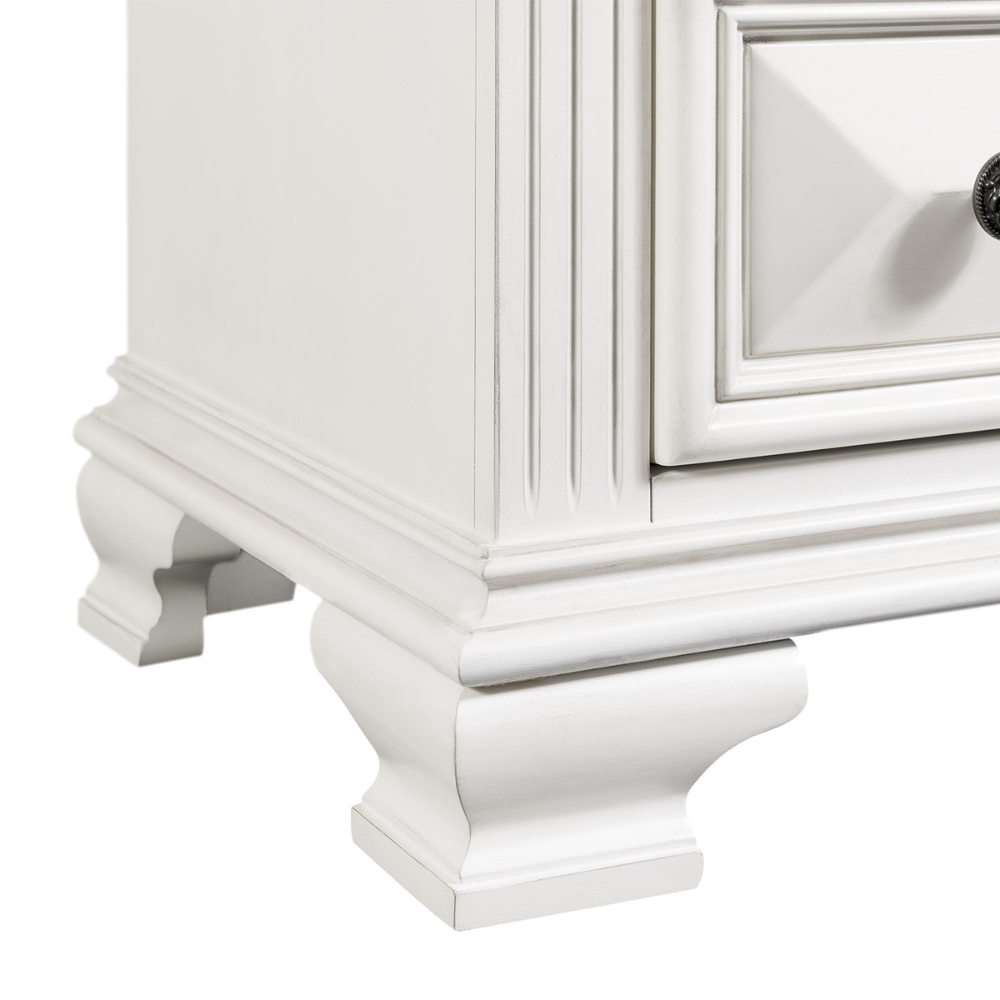 Calloway Nightstand White Color