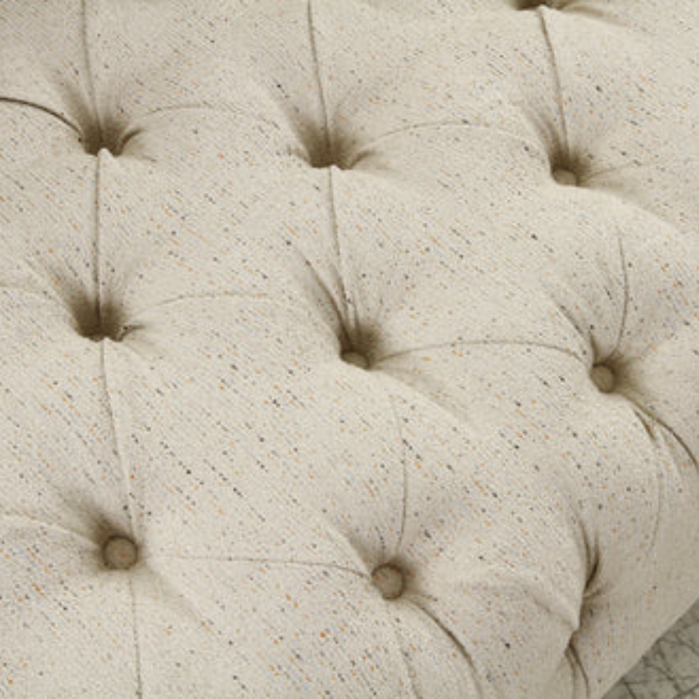 Tufting Beige 2 Seater Loveseat