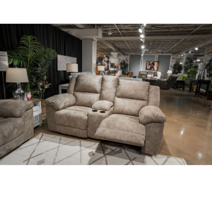 Laresview Reclining Loveseat with Console