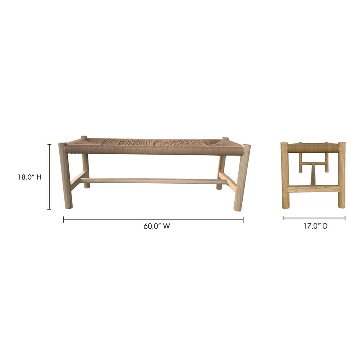 Hawthorn Bench Large Natural