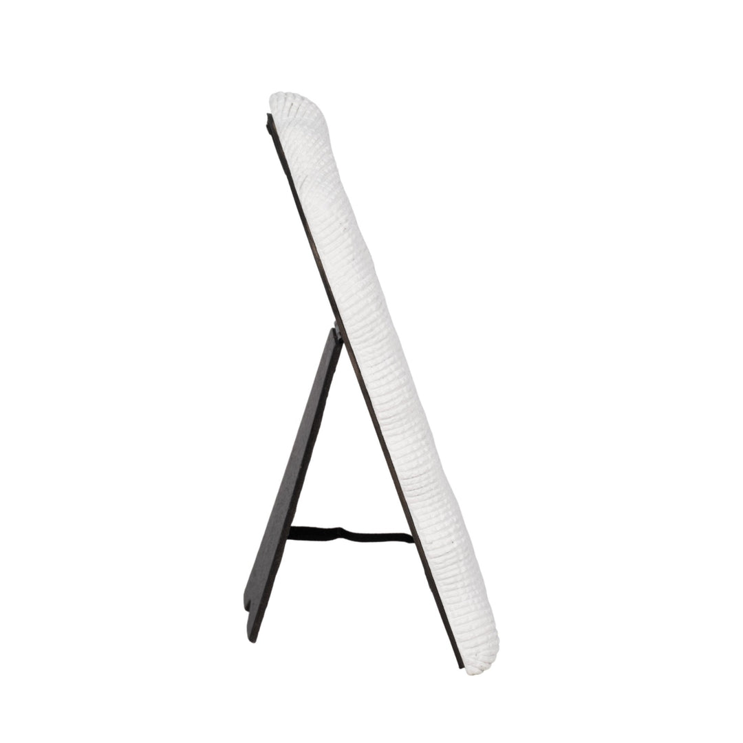 5X7 WAVY ARCH PHOTO FRAME, WHITE