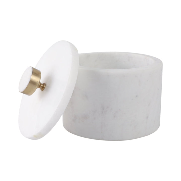 6" Vero Small Alabaster And Marble Box