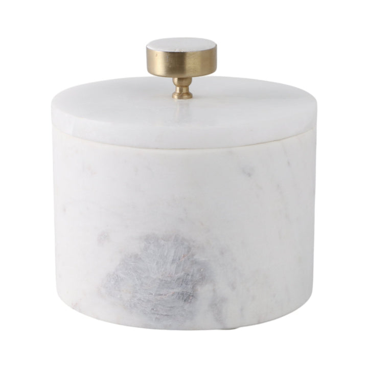6" Vero Small Alabaster And Marble Box