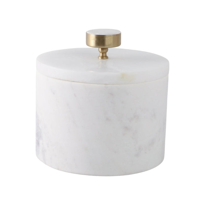 6" Vero Small Alabaster And Marble Box
