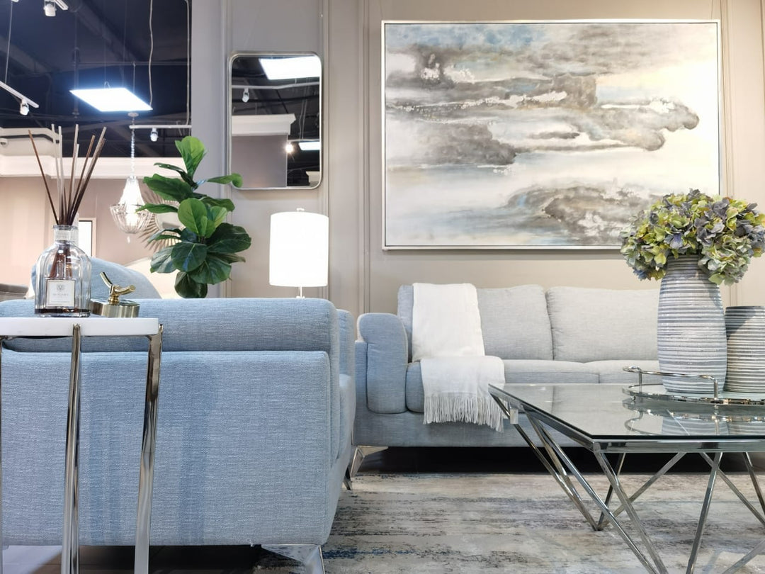 Miami Sky Blue Living Room Set